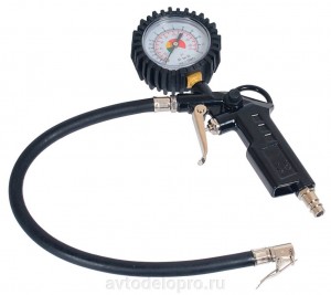 Пистолет для подкачки шин "АвтоDело" (с манометром, 10 Атм, 42303) 42303 AVTO DELO