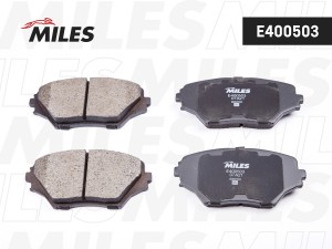 Колодки тормозные передние (без датчика) (Смесь Low-Metallic) TOYOTA RAV4 II 00- E400503 MILES