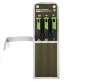 Набор напильников №2 200мм (плоский, полукруглый, круглый) /ДЕЛО ТЕХНИКИ/ 253723 DELO TEHNICI