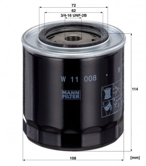 Фильтр MANN W 11 008 MANN FILTER