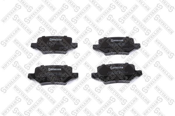 колодки дисковые з.! с антискр. пл.\ MB W168 1.9/2.1 99>/Vaneo 1.6i-1.7CDi 01> 829-000B-SX STELLOX