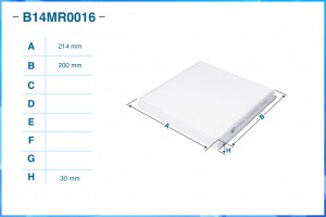 Фильтр салонный пылевой B14MR0016 B14MR0016 CWORKS