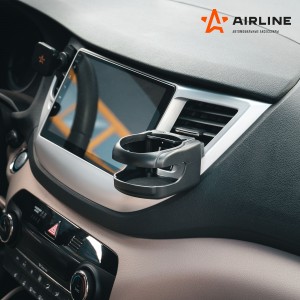 Держатель напитков универсальный черный AIRLINE ACH-D-002 AIRLINE