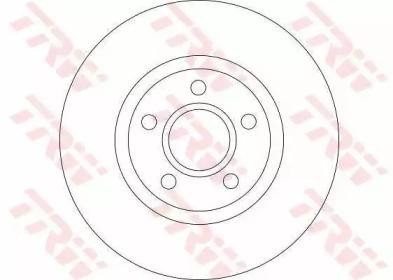 Диск тормозной передний FORD FOCUS II-III (спорт-пакет) 300мм DF4424 DF4424 TRW