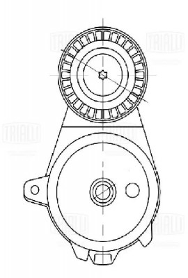 Ролик привод. ремня для а/м Chery Tiggo 4 Pro 22-/Omoda C5 22- 1.5T [SQRE4T15C]  CM5807 TRIALLI