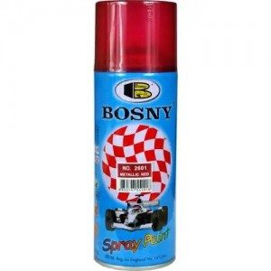 Краска красный металлик аэрозоль 400мл BOSNY 2601 BOSNY