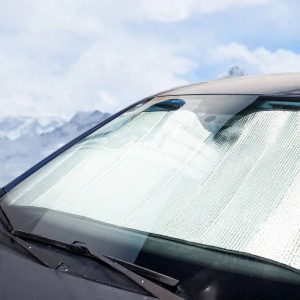 Шторка автомобильная для лобового стекла 145x80см светоотражающая AIRLINE ASPS-80-03 AIRLINE