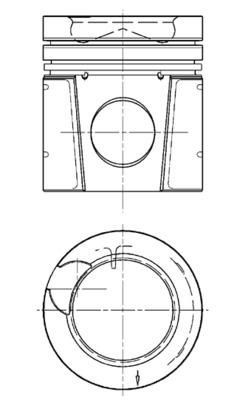 Группа поршневая (ЦПГ) 94896960 KS DAF 94896960 KOLBENSCHMIDT