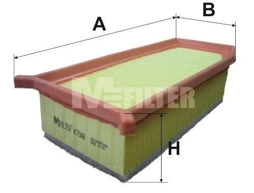 фильтр воздушный!\ Renault Duster 1.5DCI 13> K7048 MFILTER AUTOMOTIVE FILTERS