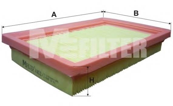 фильтр воздушный!\ Hyundai Accent 1.3 00> K401 MFILTER AUTOMOTIVE FILTERS