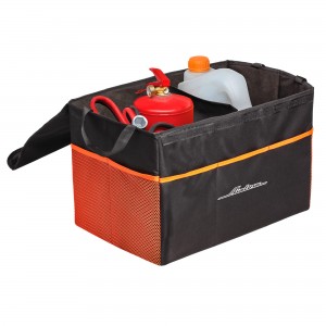 Органайзер большой в багажник, с крышкой, жест.корпус (50*31*30 см), черн./оранж AOBT08 AIRLINE