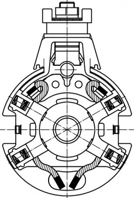 Узел щеточный стартера для а/м Honda CR-V (12-)/Crosstour (12-) 2.4i (VBS 2303) VBS 2303 START VOLT