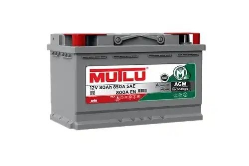 Аккумулятор MUTLU AGM 80А/ч обратная полярность AGM 80.0 L4 AGM.L4.80.080.A MUTLU