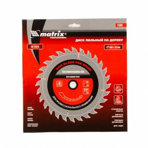 Диск пильный 250х32мм 48 зубьев MATRIX 73266 MATRIX