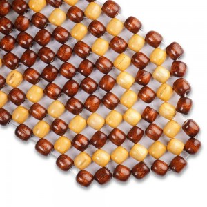 Накидка на сиденье массажная деревнная с подголовником темная AIRLINE ADCS001 AIRLINE