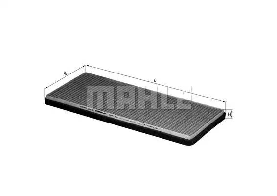 Фильтр воздушный салона BMW X5 (E53) LAND ROVER Range Rover 3 (02-) угольный MAH LAK62 MAHLE KNECHT