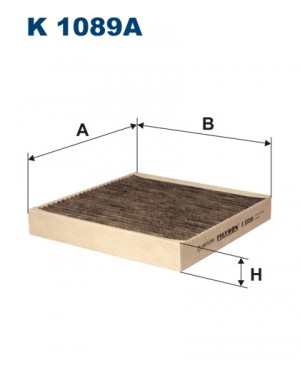 фильтр салона! угольный\ Renault Laguna/Vel Satis all 01> K1089A FILTRON