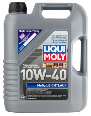 Масло моторное LIQUI MOLY MoS2 LEICHTLAUF 10W40 п/синт.5л 2184 LIQUI MOLY