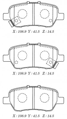 Колодки тормозные дисковые D5137M D5137M MK KASHIYAMA