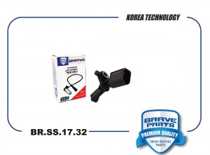 Датчик ABS задний правый 6Q0927808B BR.SS.17.32 Polo Sedan 10-, Fabia 02- BR.SS.17.32 BRAVE