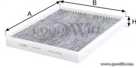Фильтр салона угольный AG461CFC AG 461 CFC GOODWILL