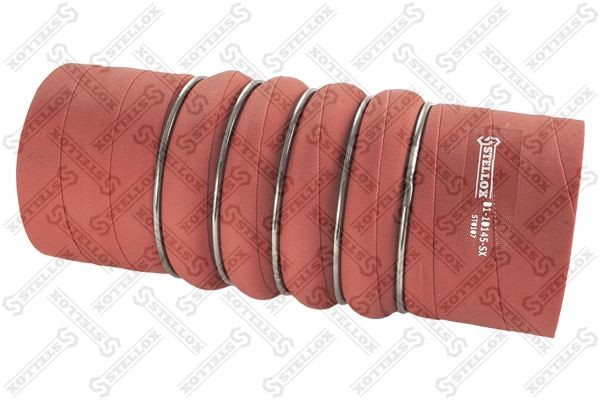 патрубок интеркулера!силикон, красный D=65мм,L=180 5колец \MAN D0826 81-10145-SX STELLOX