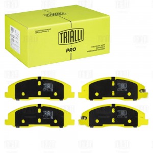 Колодки торм. для а/м ГАЗель Next (13-) диск. перед. (керам.) (PF 972CR) PRO PF972CR TRIALLI