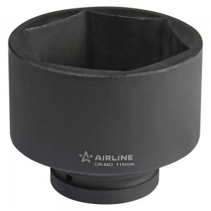 Головка ударная торцевая 1 DR шестигранная 115мм, L=120мм (ATAS159) ATAS159 AIRLINE