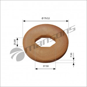 шайба стабилизатора кабины !(п) MAN TGA/TGS/TGX 400.555 MANSONS