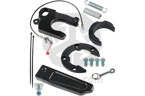 р/к захвата седла !пласт.вст.+захв.+палец+пруж.+подк.+болты+трубкаЦС+кл.\JOST JS 520603103 TTT AUTO