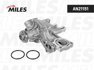 Насос водяной (с корпусом/усиленное оснащение) AUDI/VW 1.6/1.8/1.9TD/2.0 99 (DOL AN21151 MILES