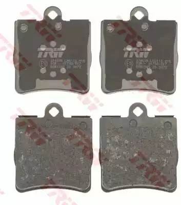 Колодки задние MERCEDES W203 GDB1545 GDB1545 TRW