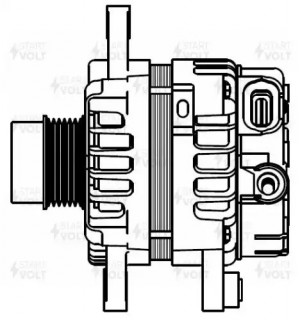 Генератор для а/м Kia Ceed (15-) 1.6i 130A LG0814 LG 0814 START VOLT