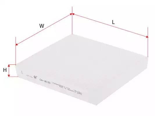 Фильтр салонный  NISSAN EXPERT 1,8 1998 - 2004  PEUGEOT 4007 2,0 2010 -  CA18120 CA18120 SAKURA