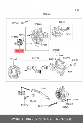 HYUNDAI/ KIA 2.7L 3732137406 HYUNDAI KIA