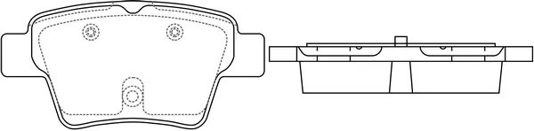 колодки дисковые задние!\ Citroen C4, Peugeot 307 1.4-2.0/HDi 16V 04> BP42069 SB NAGAMOCHI