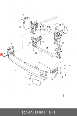 болт универсальный M14x70 !\Scania 814911 SCANIA