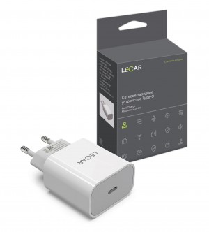 Зарядное устройство для мобильных устройств (1 выход type C) LECAR000185209 LECAR