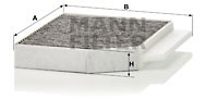Фильтр салонный CUK26023 CUK26023 MANN FILTER