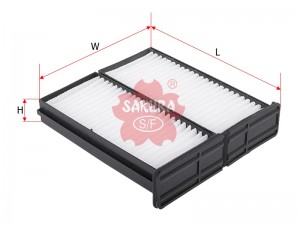 Фильтр салонный  MITSUBISHI CARISMA 1,8 2000 - 2006  MITSUBISHI CARISMA 1,8 1995 CA-1001-S SAKURA