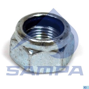 Гайка DAF стабилизатора с нейлоном (М18x1,5мм) SAMPA 104.104 SAMPA