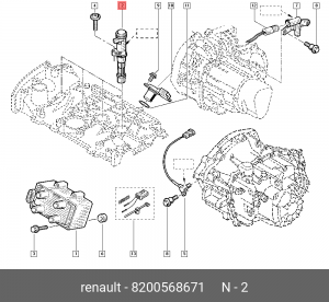 RENAULT LOGAN II (2014>) 8200568671 RENAULT