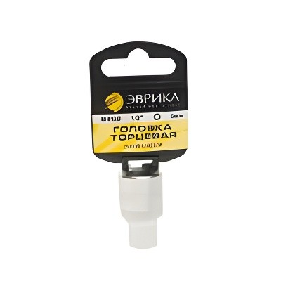 Головка торцевая 1/2" 09мм с держателем ЭВРИКА ER-91302H EVRIKA