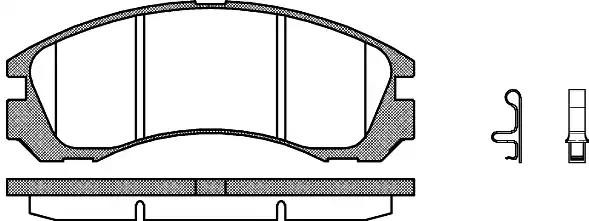 354 32 [425388] !колодки дисковые п.\ Mitsubishi Outlander, Citroen C-Crosser, P 035432 REMSA