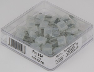 комплект предохранителей! 50 шт. 25A MINI\ FN00025050 TESLA