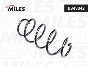 Пружина передней подвески VW Polo седан/SKODA Rapid (LESJOFORS 40 951 05) DB4334 DB43342 MILES