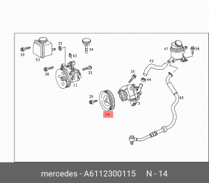 MERCEDES BENZ W163 ML 98> A 611 230 01 15 MERCEDES BENZ