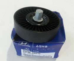 ролик обводной!\ Hyundai Solaris 1.4/1.6 10>/i30 1.6 07> 252862B010 HYUNDAI