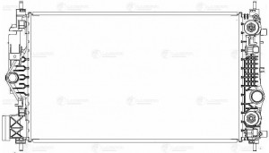 Радиатор охл. для ам Opel Astra J (09-) 1.6T AT (LRc 2117) LRC 2117 LUZAR