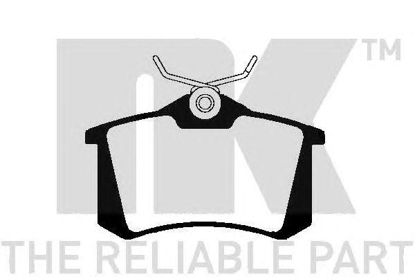 колодки дисковые задние!\ Audi A2/A3/A6/A8, VW Golf/Passat 96> 229970 NK